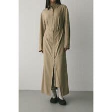 レイヤードシャツワンピース