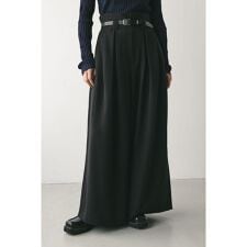 ハイウエストタックワイドパンツ