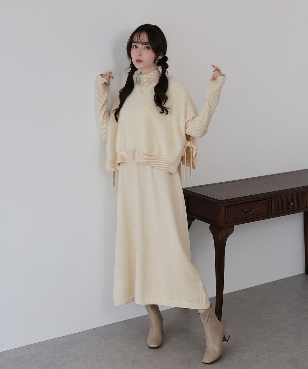 Oggi.jp掲載／美シルエット】2WAY フレアシャツドレス | アンタイトル