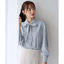 ボウタイリボンブラウス