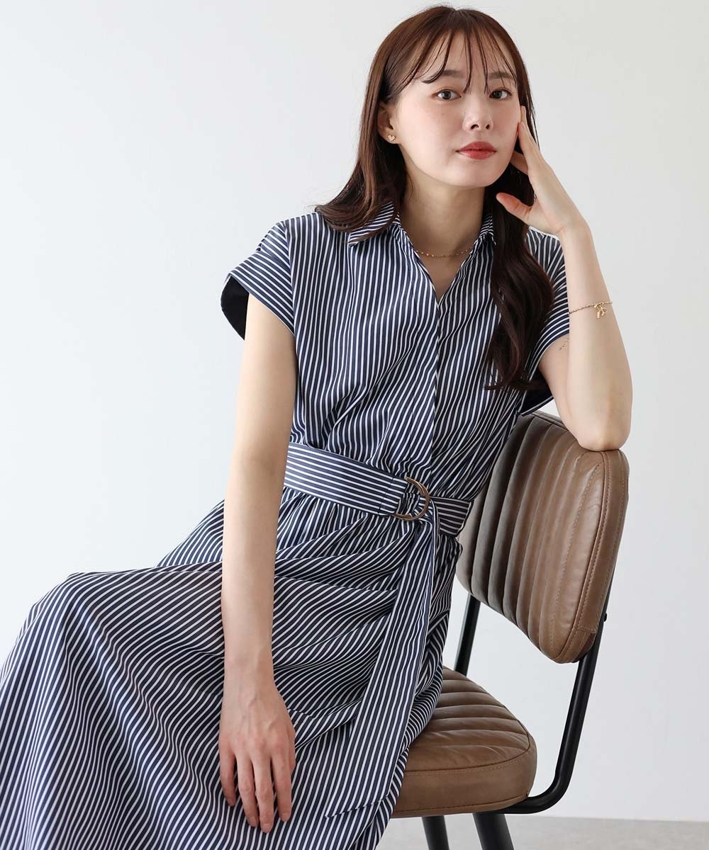 花柄シャーリングワンピース | プロポーション ボディ