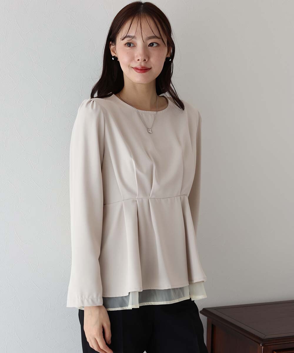 ペプラムブラウス | ブルーイースト(BLUEEAST) | マルイウェブチャネル