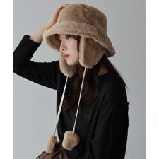 ブルーイースト(BLUEEAST)の耳当て付き2WAYファーバケットハット