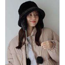 ブルーイースト(BLUEEAST)の耳当て付き2WAYファーバケットハット