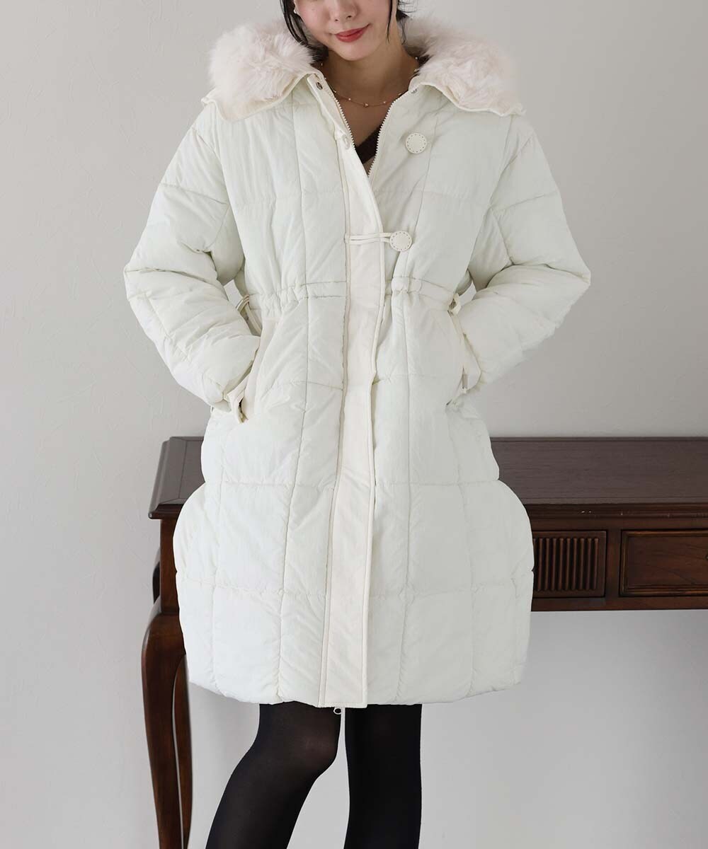 ウェストマークファー衿ロングダウン | ブルーイースト(BLUEEAST