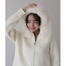 ファーニットパーカー