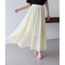 シフォンプリーツスカート