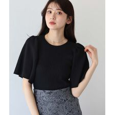 フレアー袖ニット