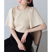 フレアー袖ニット