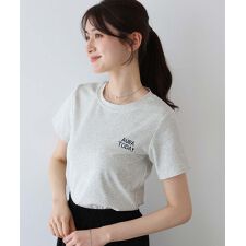 ワンポイントロゴ刺繍Tシャツ