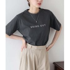 Bring Outロゴ刺繍Tシャツ
