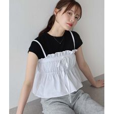 ブルーイースト(BLUEEAST)のリボンべプラムキャミソール