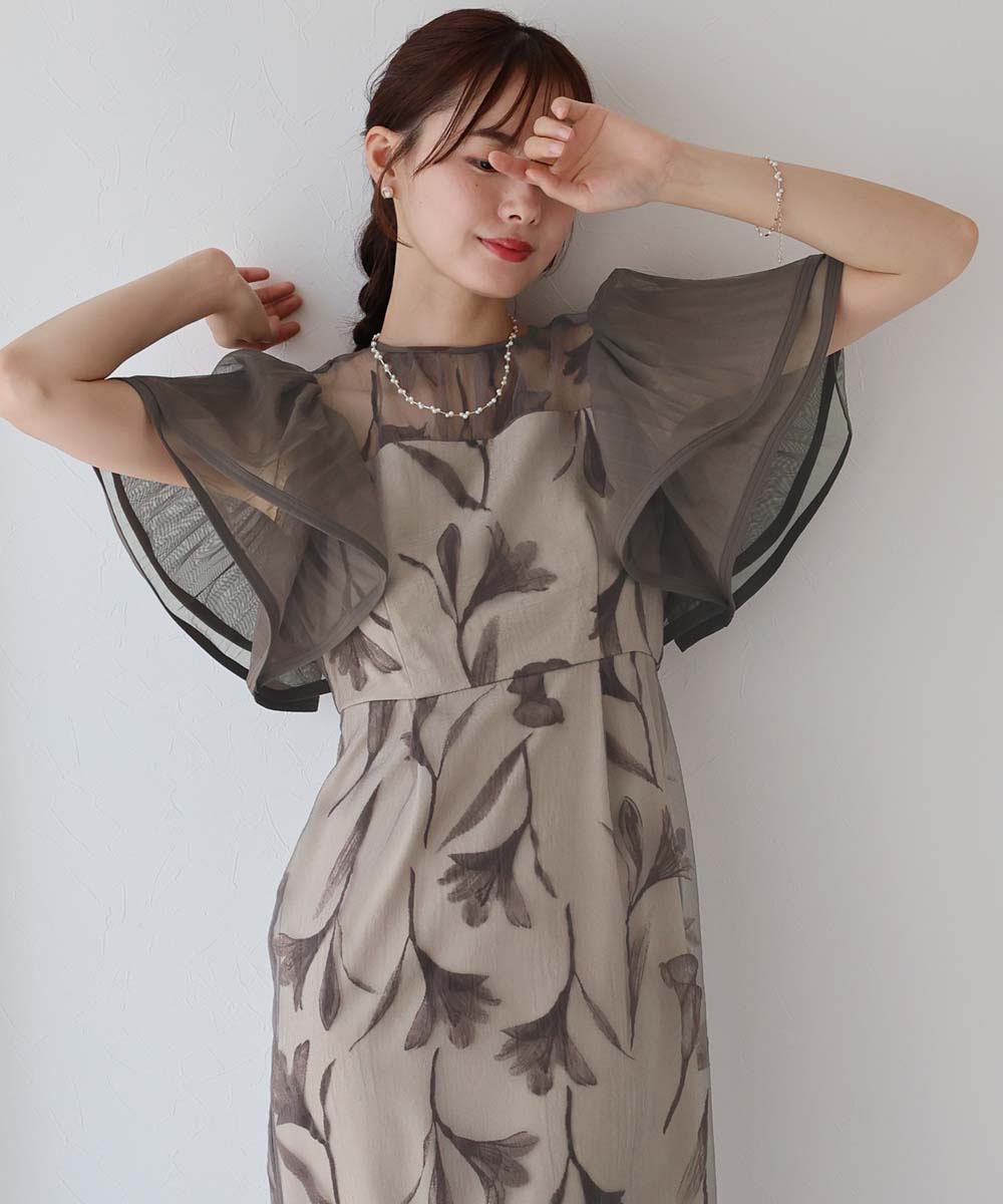 袖レースタイトワンピース | フォービー オブ ファム(Forby of femme