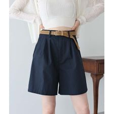 ベルト付きハーフパンツ