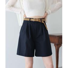 ベルト付きハーフパンツ