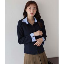 シャツドッキングカーディガン