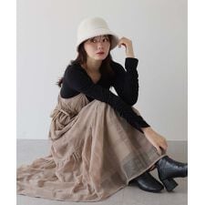 ブルーイースト(BLUEEAST)のフロッキーチェックキャミワンピース