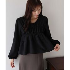 ブルーイースト(BLUEEAST)のバックリボンティアードブラウス