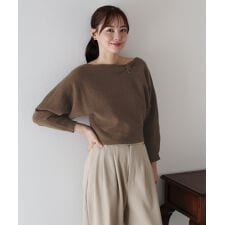 ブルーイースト(BLUEEAST)のリボンドルマンニット