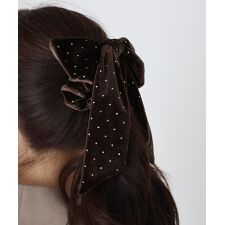 ブルーイースト(BLUEEAST)のスタッズベロアリボンシュシュ