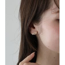 パールビジューバーピアス / ニッケルフリー