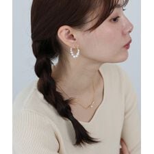 パールフープピアス / ニッケルフリー