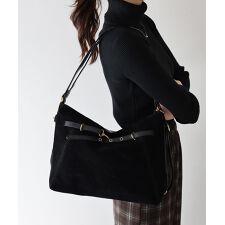 3wayスウェードフロントベルトバッグ