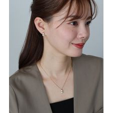 ブルーイースト(BLUEEAST)のビジューパールネックレス / サージカルステンレス