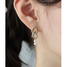 ダブルハートピアス/ニッケルフリー