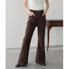 センタープレスフレアデニム