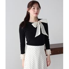 パールリボンニット