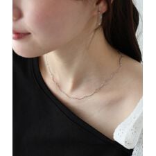 ランダムチェーンネックレス/ニッケルフリー