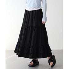レースティアードスカート