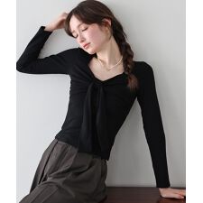 フロントリボンTシャツ