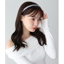 スタッズ付きツイストカチューシャ