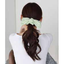 コットンレースリボンシュシュ