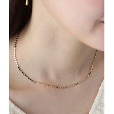 プレートチェーンネックレス / ニッケルフリー