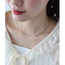 プレートチェーンネックレス / ニッケルフリー