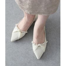 バールリボンパンプス