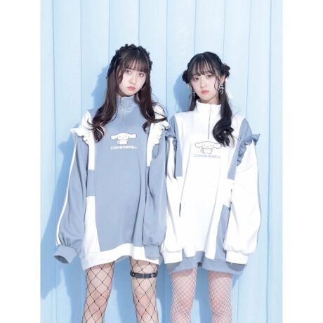 シナモロール裏起毛配色プルオーバー | ノエミー(NOEMIE) | マルイ 