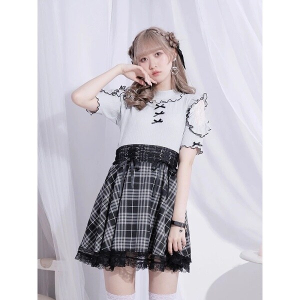 ノエミー半袖 ボウタイリボンセットアップ ノエミー NOEMIE