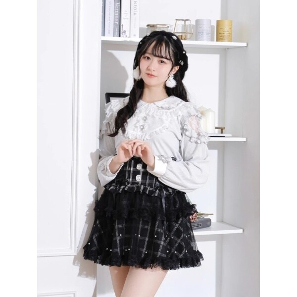 お嬢さん3連リボンプチハイカットソー | ノエミー(NOEMIE