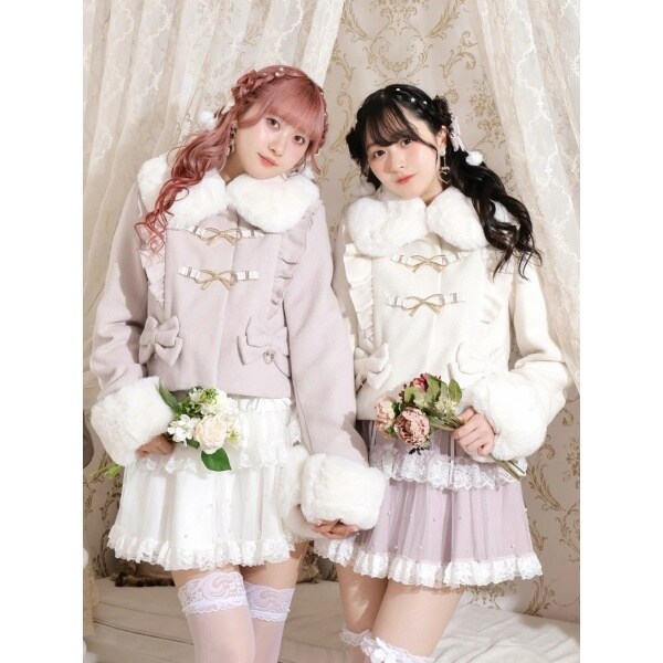 お嬢さんワッフルショートコート | ノエミー(NOEMIE) | マルイウェブ