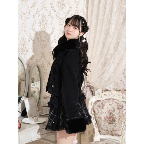 お嬢さんワッフルショートコート | ノエミー(NOEMIE) | マルイウェブ