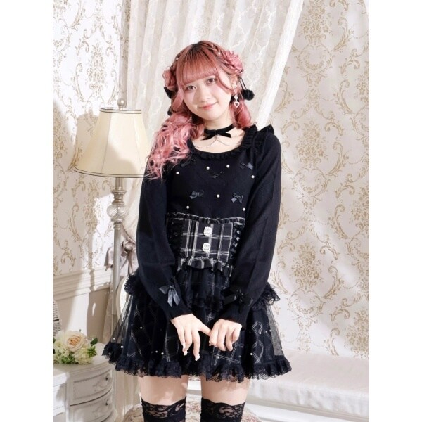 メニーリボンベロアチョーカーニット | ノエミー(NOEMIE) | マルイ