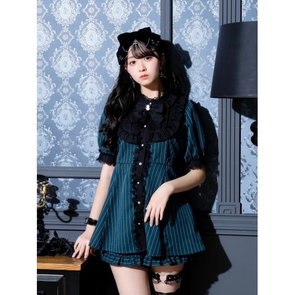 NOEMIE キラキラビジューセーラー セットアップ　水色 ノエミー NOEMIE キラキラビジューセーラーセットアップ （青