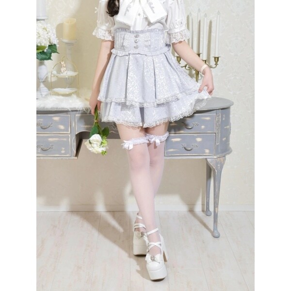 【最終値下げ】ノエミー さきまるちゃんコラボ バックリボンティアードスカパン ノエミー NOEMIE さきまるちゃんコラボ！バックリボンティアード