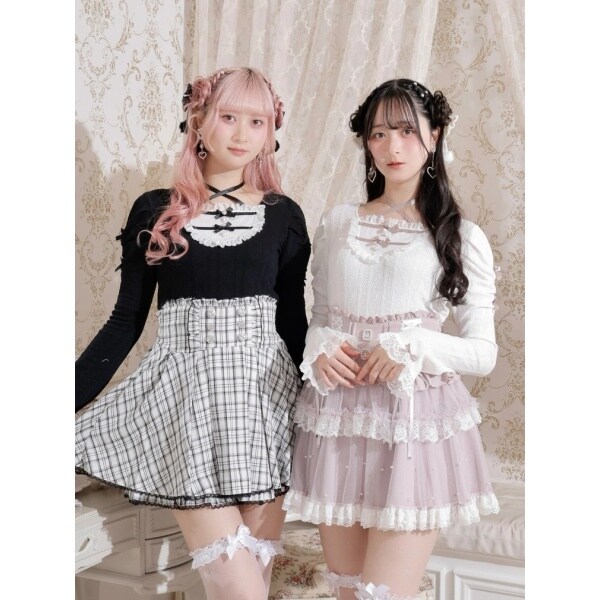 NOEMIE ノエミー フレアスリーブバックレースアップカットソー ブラック ノエミー NOEMIE フレアスリーブバックレースアップカットソー