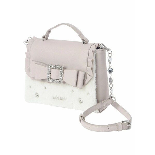 NOEMIE ノエミー さきまるちゃんコラボキラキラバニティバッグ ピンク ノエミー NOEMIE さきまるちゃんコラボ！キラキラバニティバッグ