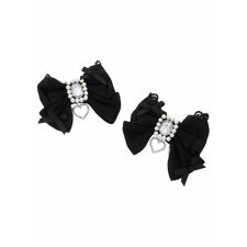 レースリボンツインテールクリップ